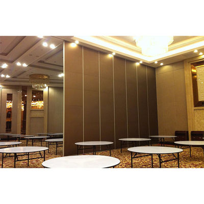 Beli 105CM Soundproof Panel dinding partisi bergerak Serat kayu untuk MultiFunction Room online manufacture