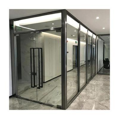 Beli Kantor Aluminium Framed Glass Partition / Restoran Panoramic Glass Partition online manufacture