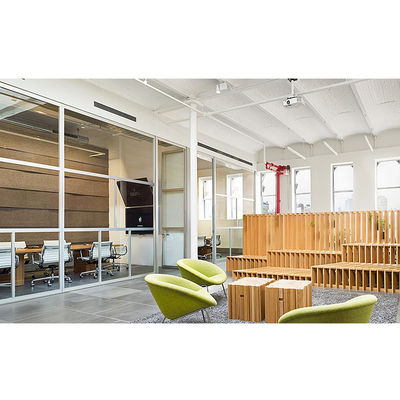 Beli Full Height Office Wall Divider, Sound Proof Partition Wall Frame Aluminium online manufacture