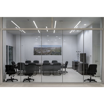 Beli Pembagian kaca yang bisa dilepas dinding, dinding kaca lipat interior kantor online manufacture