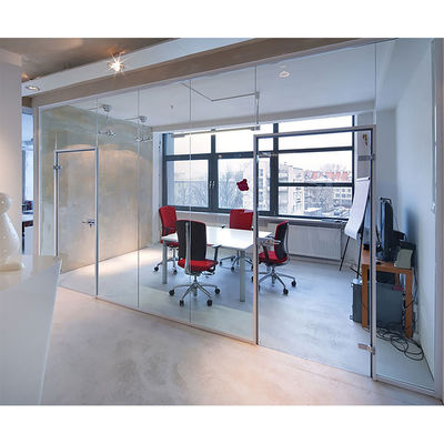 Beli Perumahan / komersial Aluminium Frame Glass Partition Wall ISO9001 SGS online manufacture