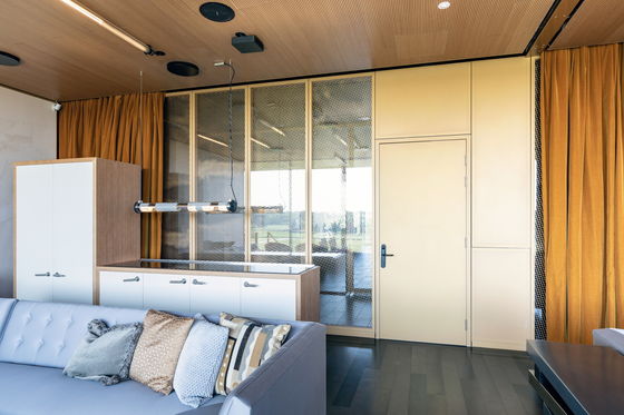 Beli Aluminium Frame Acoustic Glass Office Partitions Wall 30-42dB Isolasi Suara online manufacture