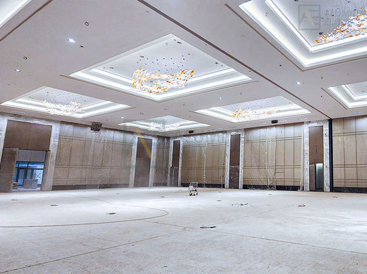 Harga yang bagus Partisi Dinding Bergerak Desain Khusus dengan Ketebalan 85mm dan Papan Magnesium MDF 9mm on line