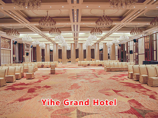 Harga yang bagus Fireproof Movable Acoustic Partition Wall With Door Max Height 18M 304 Stainless Steel Roller 6061-T6 Profile on line