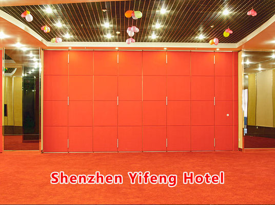 Harga yang bagus Custom Dimensions Aluminum Movable Partition Wall with Dupont POM Roller and Magnetic Seal on line