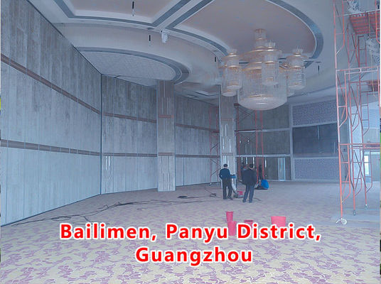 Harga yang bagus Collapsing Aluminium Frame Glass Partition Wall with 30-42dB Sound Insulation and 108mm/90mm Thickness for Office Spaces on line