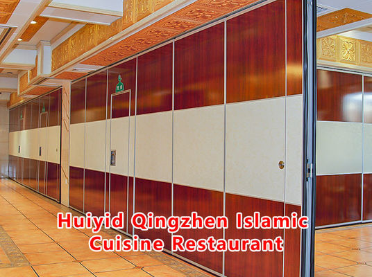 Harga yang bagus Acoustic Operable Partition with STC Rating 42-56dB and 6061-T6 Aluminum Alloy Frame for Superior Durability on line