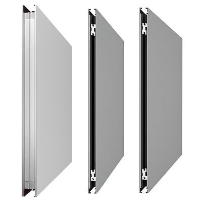 Harga yang bagus Fireproof Acoustic Partition Wall with 52 dB Sound Insulation and 6061-T6 Profile for Conference Rooms on line