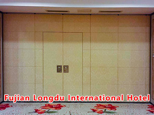 Harga yang bagus Operable Partition Wall System with STC Rating 42-56dB and 6061-T6 Aluminum Frame Featuring 304 Stainless Steel Roller on line