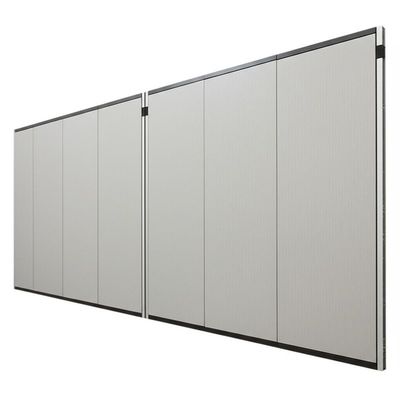 Harga yang bagus Movable Acoustic Partition Wall with Magnetic Seal Dupont POM Roller and 56dB Sound Insulation on line