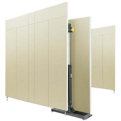 Harga yang bagus OEM ODM Sound Isolation Partition Wall dengan 800N Jack Lifting Mechanism dan 40N/m Magnetic Attraction di Melamine Finish on line