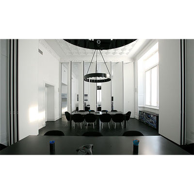 Harga yang bagus Ketebalan 89cm Hotel MDF Panel Operasi Partisi Dengan Pintu Partisi Geser on line