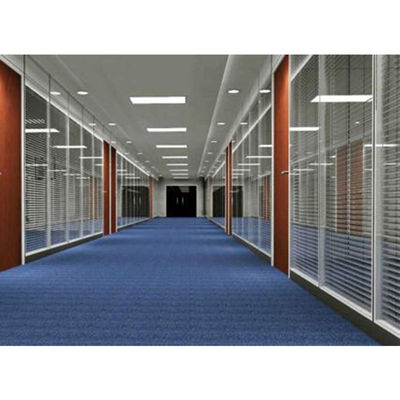 Aluminium Frame Office Glass Partition Wall Single Glazed Suspended Partition Wall