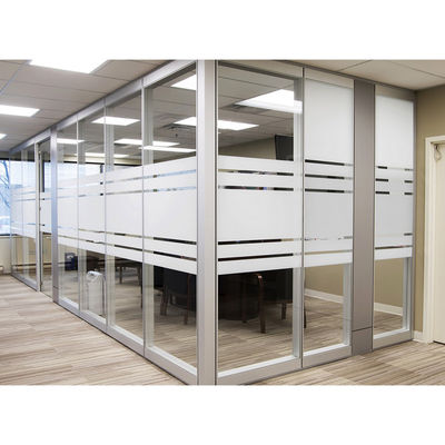 Panoramic Sliding Aluminium Frame Glass Partition / Suspended Partition Wall