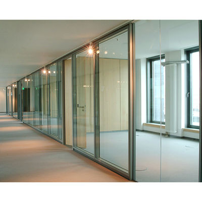 Pusat Pameran Aluminium Frame Glass Partition Wall Untuk sistem panorama