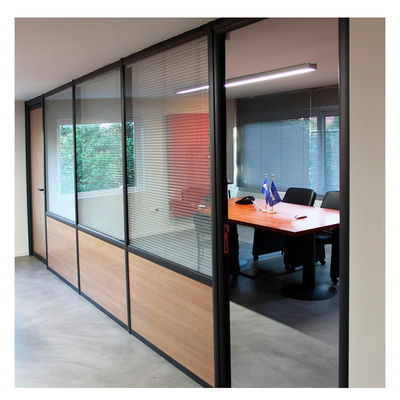 AE Aluminium Single Glazed Partition Walls untuk Lipat Sliding