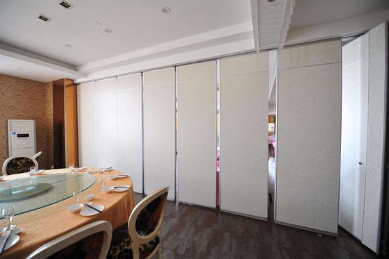 Dinding partisi bergerak MDF Melamine selesai Panel Untuk Hotel