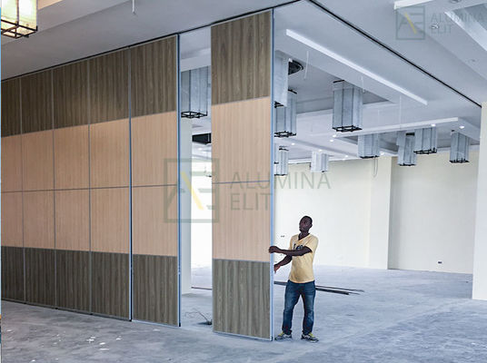 Harga yang bagus Customized Acoustic Partition Wall dengan 6061-T6 Aluminium Alloy Frame dan Isolasi Suara 52db on line