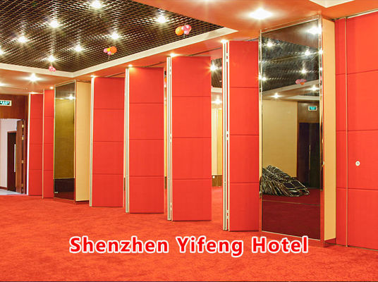 Harga yang bagus Custom Dimensions Aluminum Movable Partition Wall with Dupont POM Roller and Magnetic Seal on line