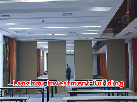 Harga yang bagus Acoustic Movable Partition Wall with STC Rating 42-56dB and 304 Stainless Steel Rollers on line