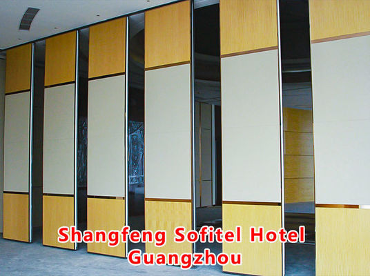 Harga yang bagus Shangfeng Sofitel Hotel Guangzhou|Dinding Partisi Bergerak yang Disesuaikan dengan Ketebalan 89CM dan Peringkat STC 42-56dB untuk Aula Pameran Kantor dan Pusat Konvensi on line