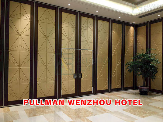 Harga yang bagus Hotel Pullman Wenzhou: Dinding Bergerak Akustik Modular dengan Ketebalan 105CM, Peringkat STC 42-56dB, dan Kekuatan Segel 800N on line