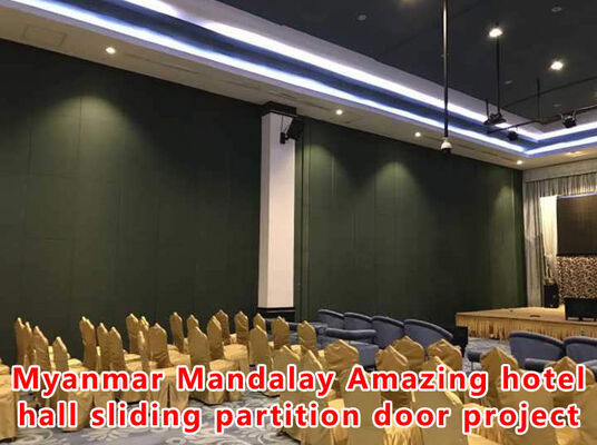 Harga yang bagus German Partition Technology Movable Partition Wall with Dupont POM Roller and Aluminium-Steel Construction on line