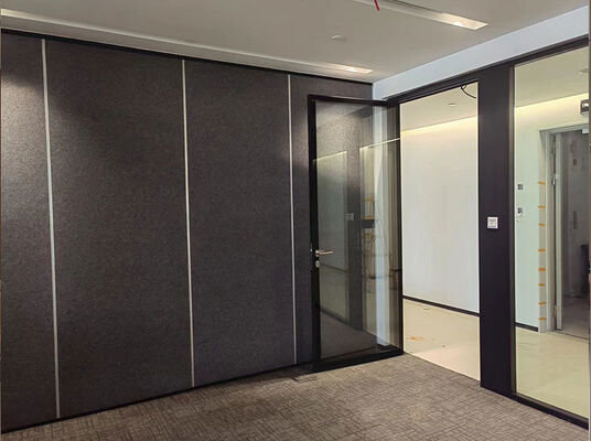 Harga yang bagus Flexible Sound Proof Partition with 52dB Insulation and 6061-T6 Aluminium Profiles for Office Buildings on line